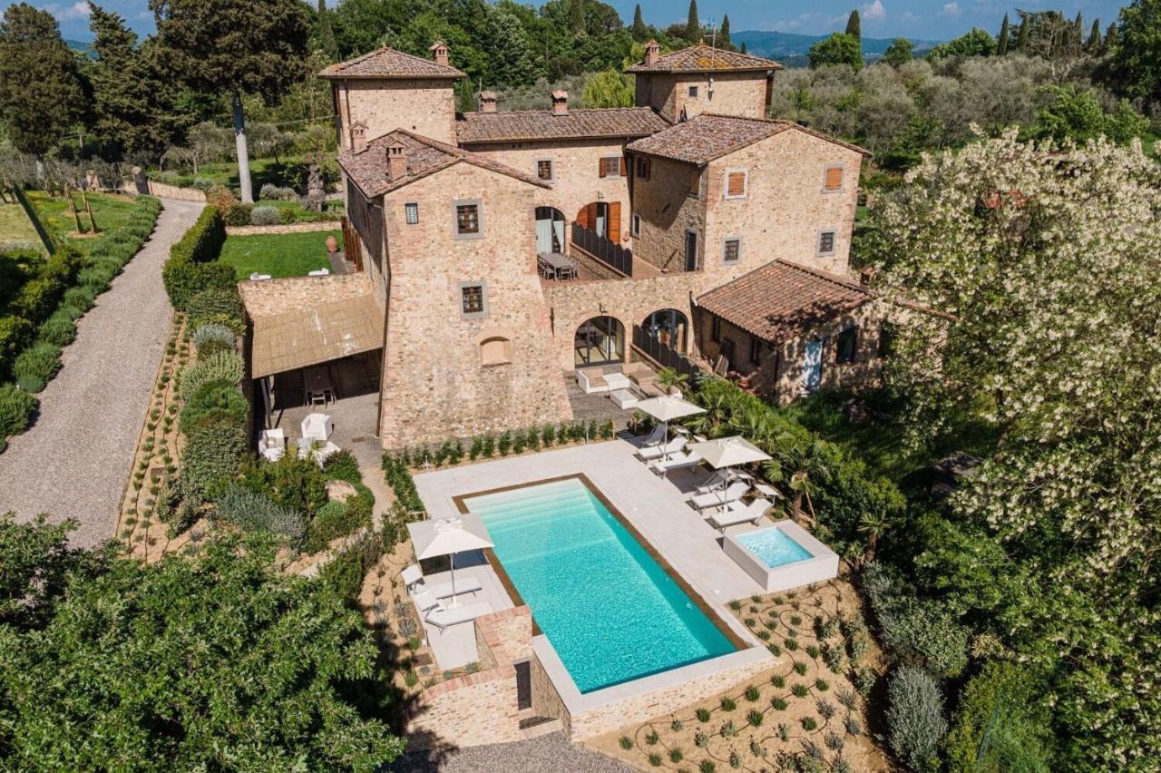 Villa Pianacci Tavarnelle Val di Pesa Bagian luar foto